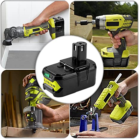 For Ryobi 18V Battery 5.0Ah Replacement | P108 Batteries 2 Pack - Image 6