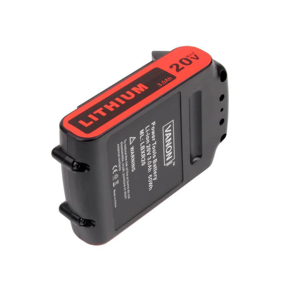 For Black And Decker 20V Battery Replacement | LBXR20 3.0Ah Li-ion Battery 3 Pack - Image 4