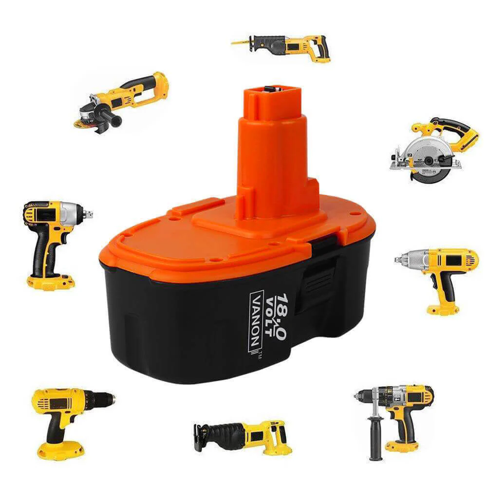For Dewalt 18V Battery 4.8Ah Replacement | DE9098 DC9096 Batteries 4 Pack - Image 4