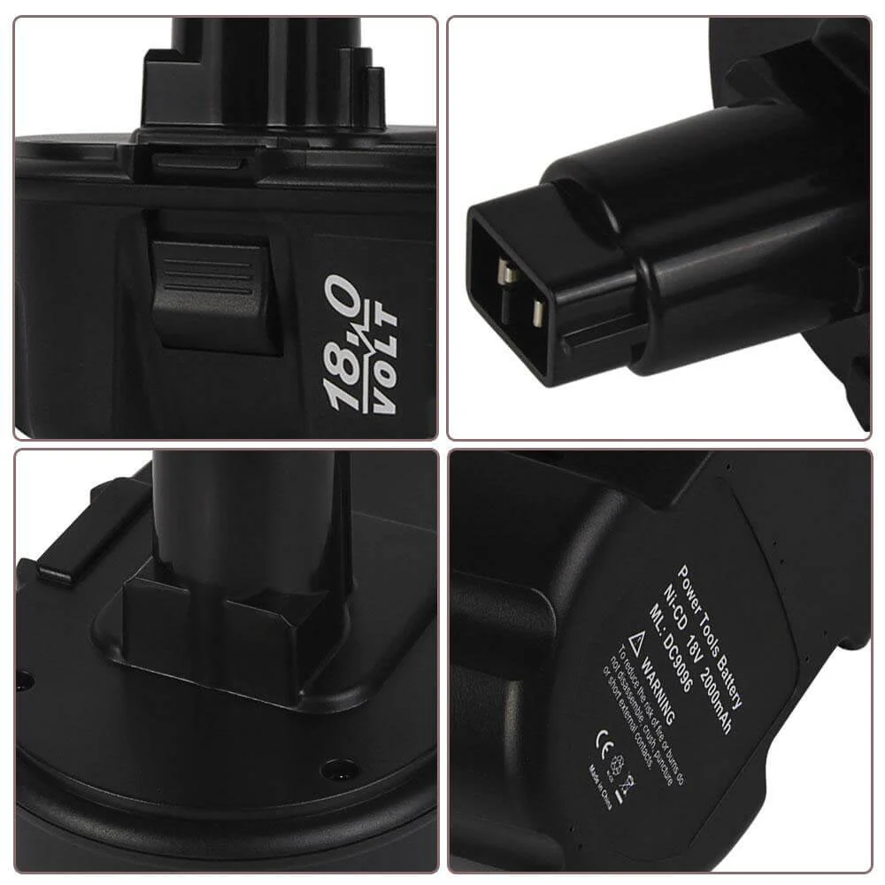 For Dewalt 18V Battery 4.8Ah Replacement | de9098 Batteries 2Pack - Image 3