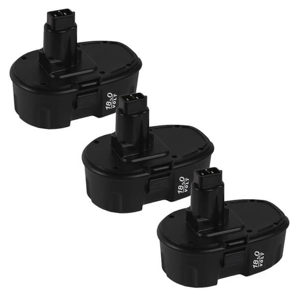 For Dewalt 18V Battery 4.8Ah Replacement | de9098 Batteries 3Pack