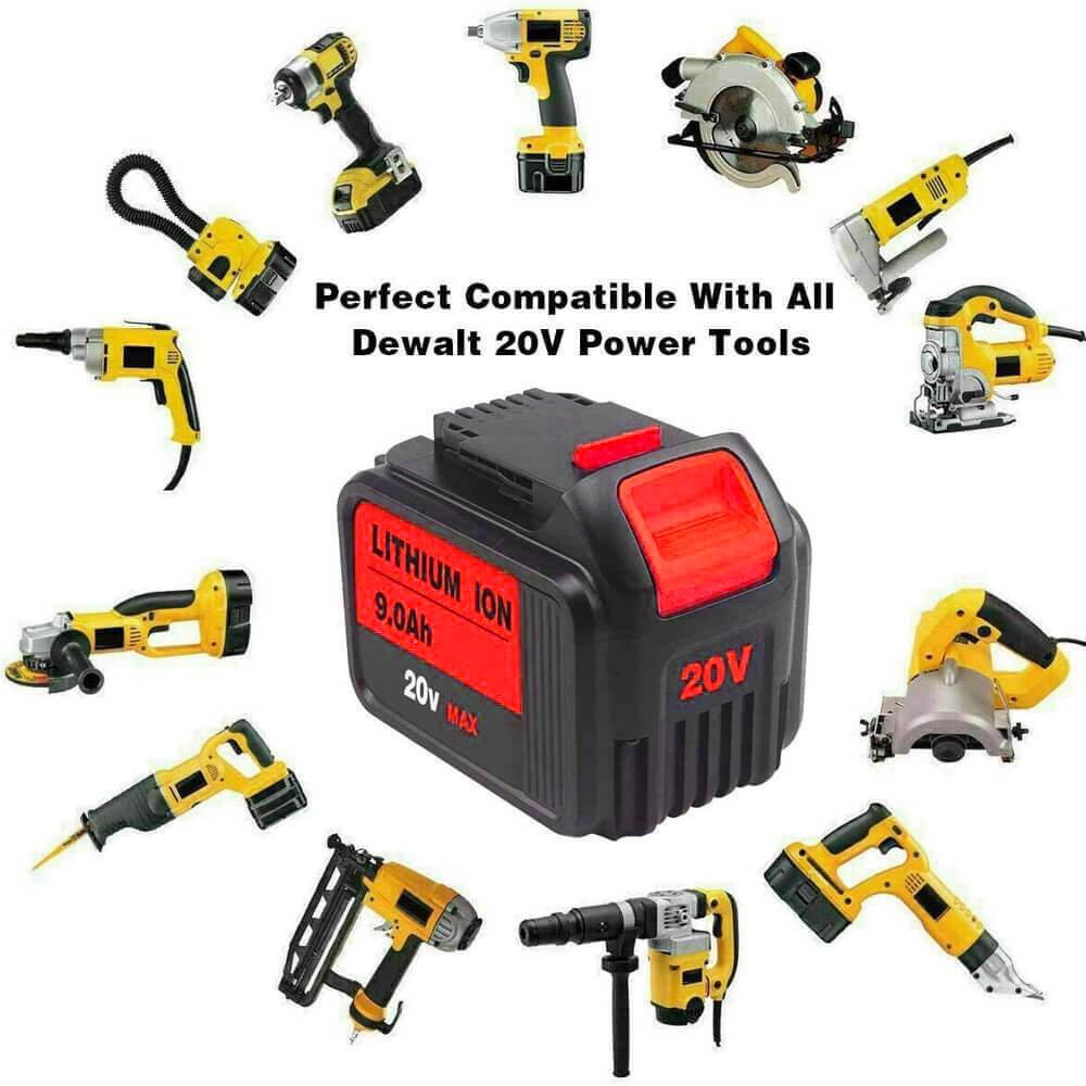 For DeWalt XR Battery 18V/20V 9Ah | DCB200 Replacement Battery - Image 4