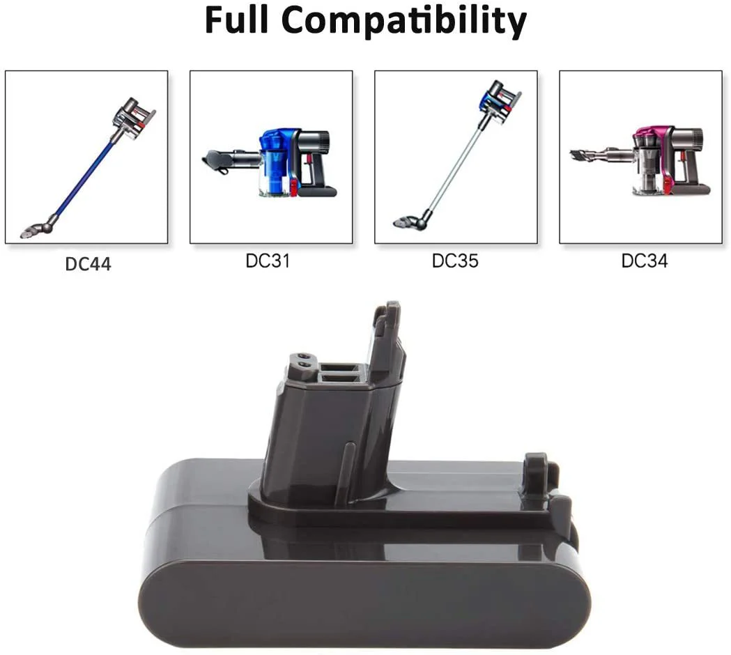 For Dyson DC35 Upgraded Battery Replacement  | 22V 6.4Ah Li-ion Upgraded Battery ( Type B ) - Image 4