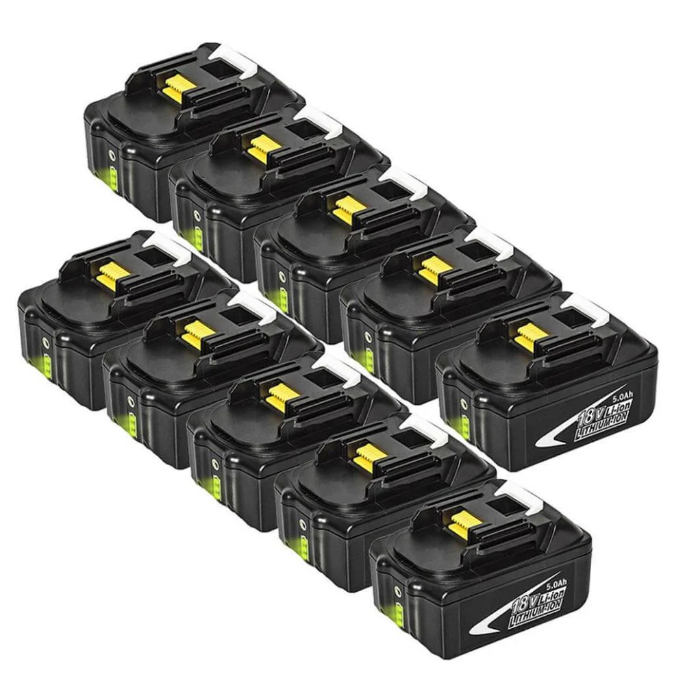 For Makita 18V Battery 5Ah Replacement | BL1850 Li-ion Batteries 10 Pack