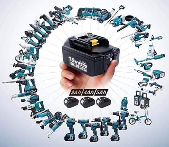 For Makita Battery 18V 5Ah Replacement | BL1850B Lithium Batteries 2 Pack (LED Indicator) - Image 6