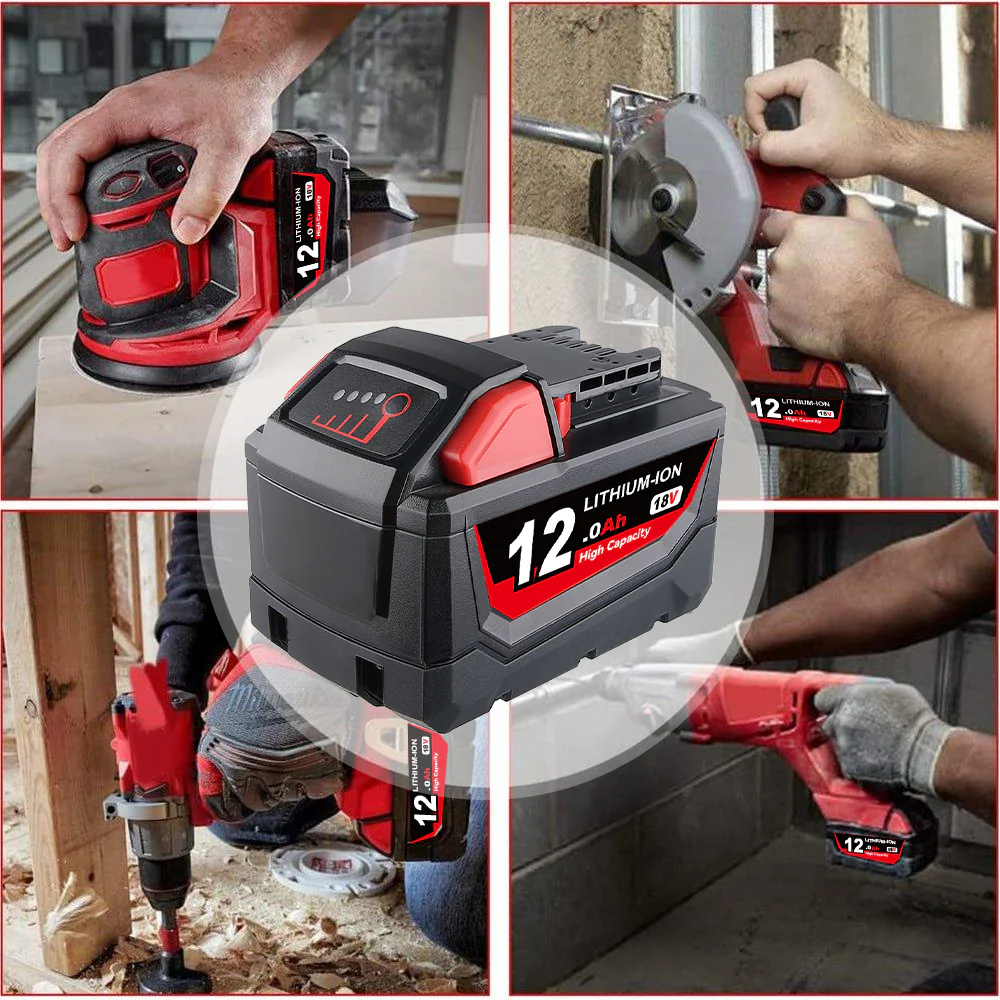 For Milwaukee 18V Battery 12Ah Replacemnt | M18 Batteries - Image 7