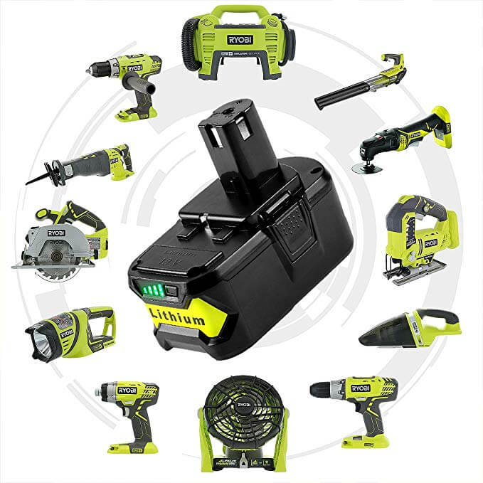 For Ryobi 18V Battery 5.5Ah Replacement Battery | P108 battery - Image 4