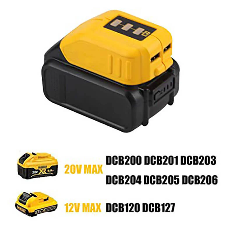For Dewalt DCB090 Replacement Adapter | For 12V 14V 18V 20V Lithium Battery - Image 3
