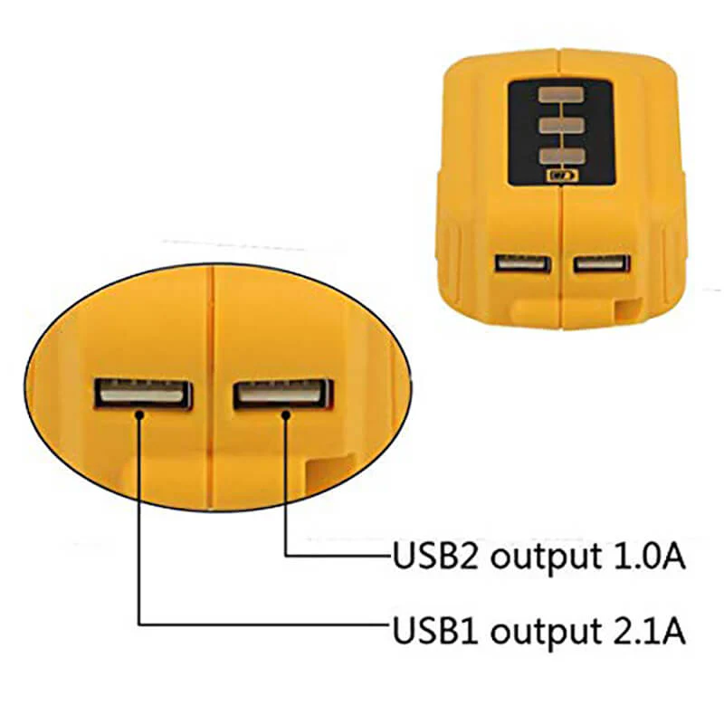 For Dewalt DCB090 Replacement Adapter | For 12V 14V 18V 20V Lithium Battery - Image 4